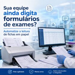 Automatização da leitura de formulários de exames em laboratórios e hospitais