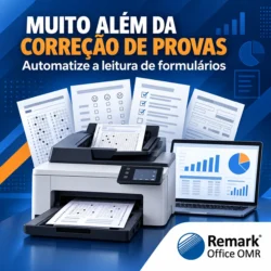 Remark Office para leitura automática de provas, pesquisas, checklists e formulários impressos